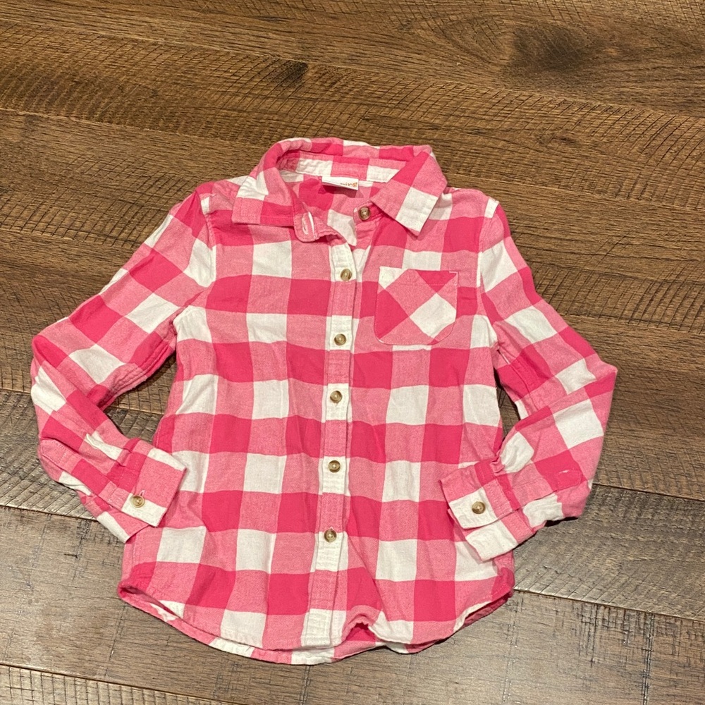 Jumping beans Plaid Button Up Shirt